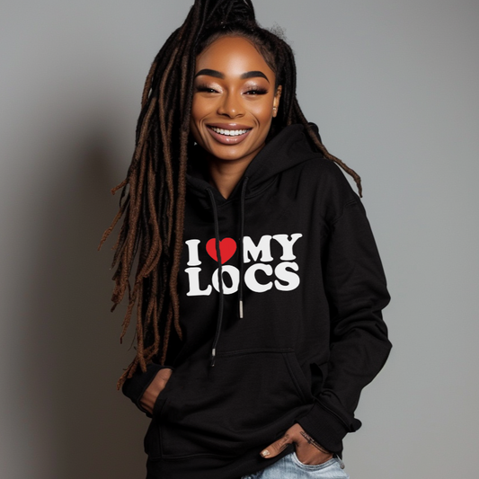 I heart My Locs Hoodie