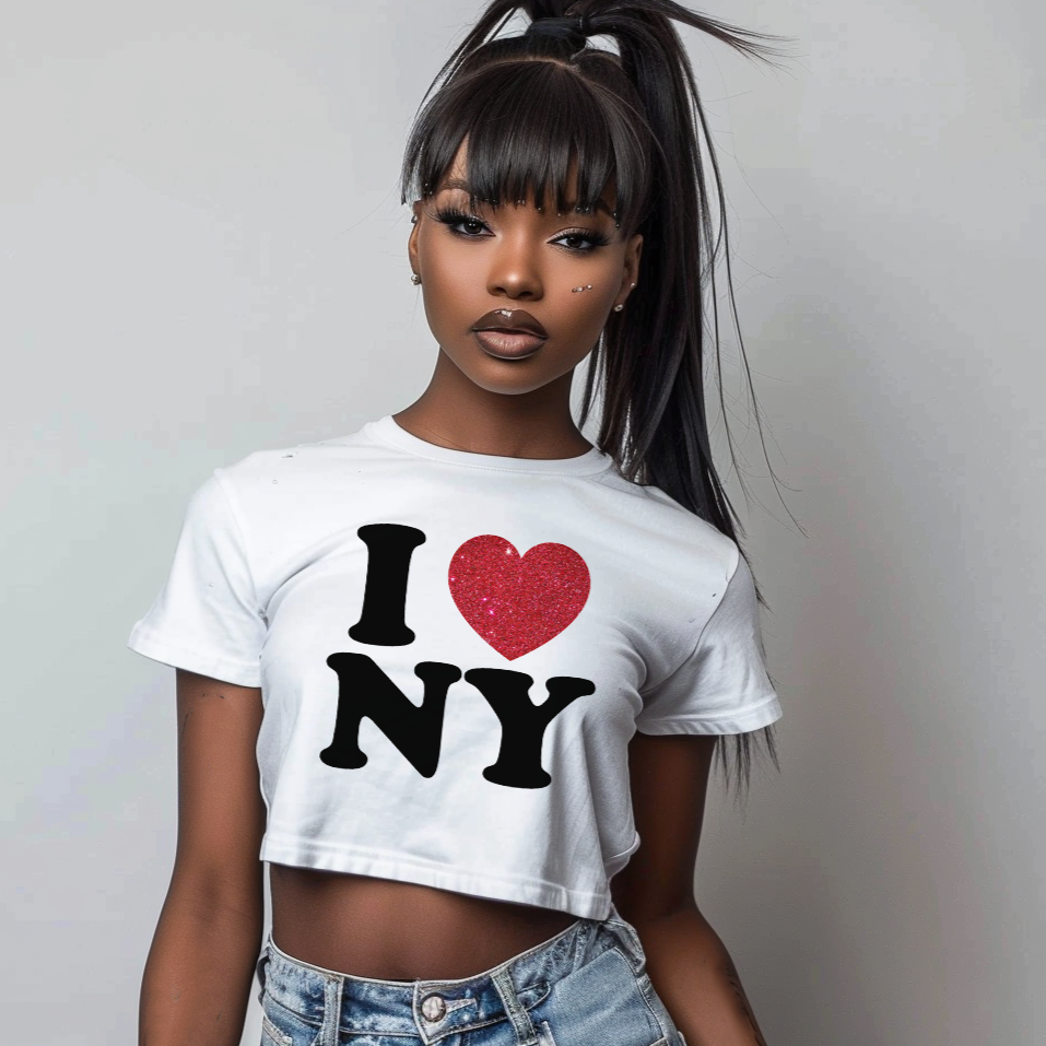 I heart NY Cropped T-Shirt