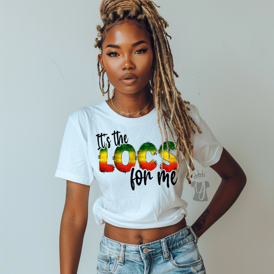 It's the Locs For Me Rasta ColorsT-Shirt