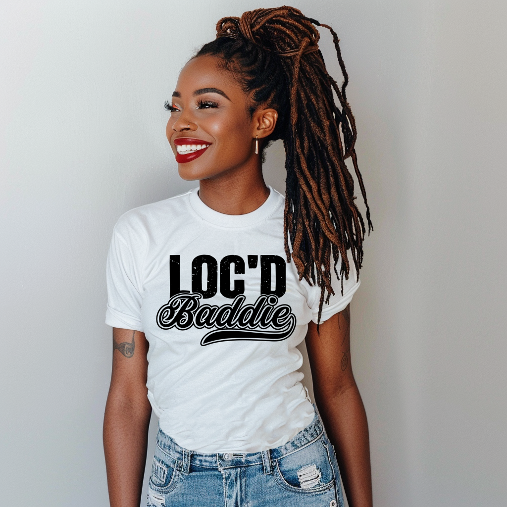 Loc'd Baddie White Shirt