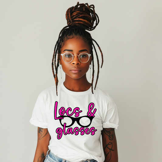 Locs & Glasses No Lashes Style 2-Cat Eye Frames