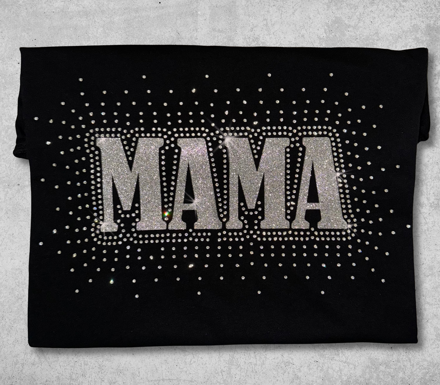 Rhinestone & Glitter Mama Shirt